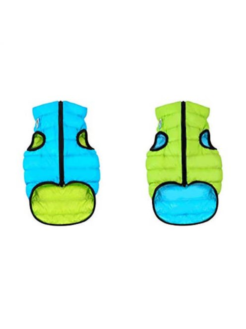 AiryVest kutyaruha kifordítható, S 30, zöld-kék