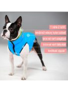 AiryVest kutyaruha kifordítható, S 30, zöld-kék