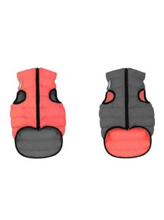 AiryVest kutyaruha kifordítható, S 30, korál-szürke