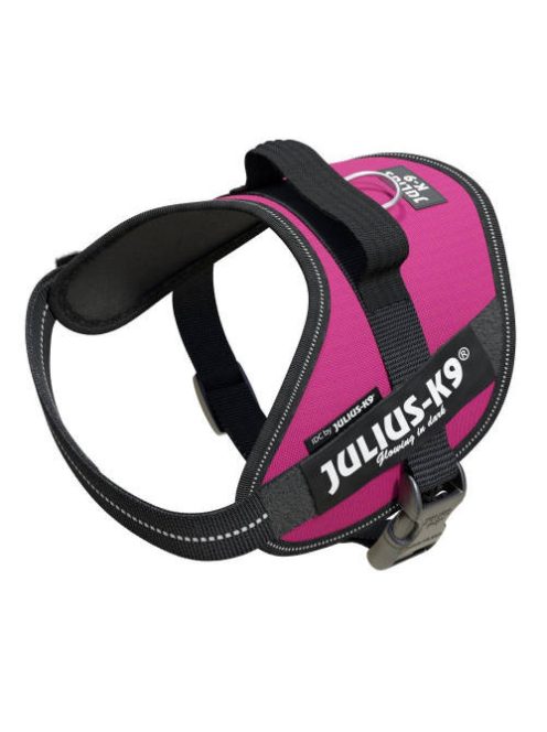 Julius-K9 IDC Power Harness - hám (felírattal, sötétrózsaszín) kutyák részére (2-es méret)