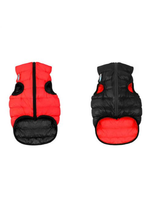 AiryVest kutyaruha kifordítható, XS 22,fekete-piros