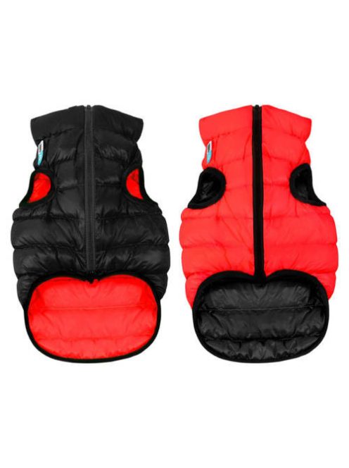 AiryVest kutyaruha kifordítható, M 40, fekete-piros