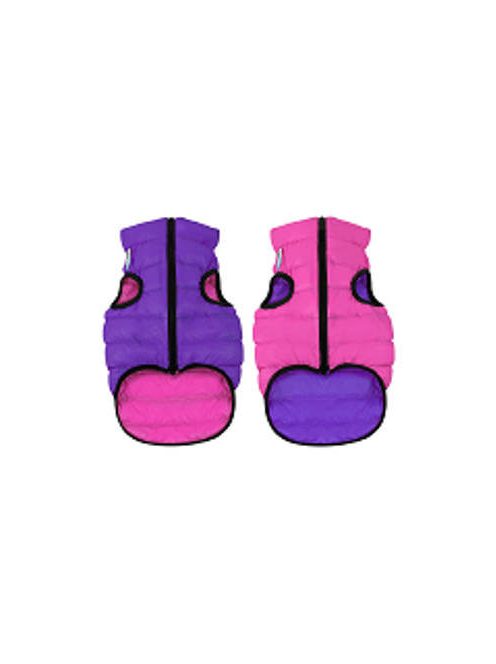 AiryVest kutyaruha kifordítható, M 40, pink-lila