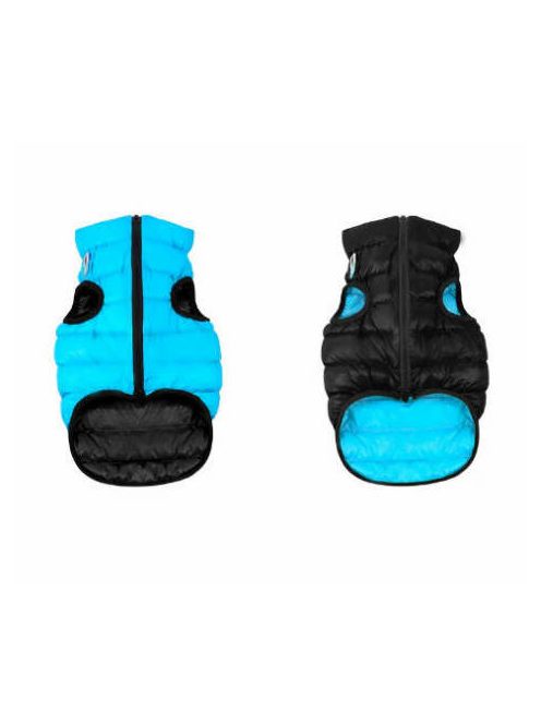 AiryVest kutyaruha kifordítható, M 40, fekete-kék