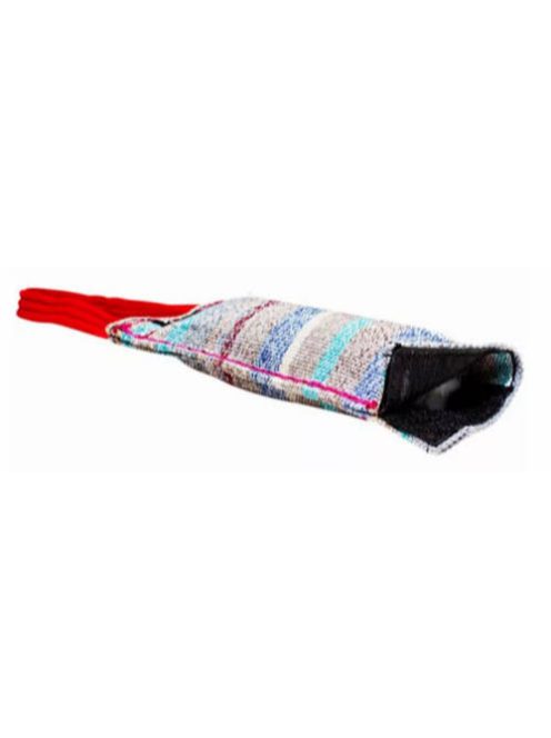 JK9 Tölthető ütőzsák tépőzárral 20 cm - nylon - 1 fogós Bordó