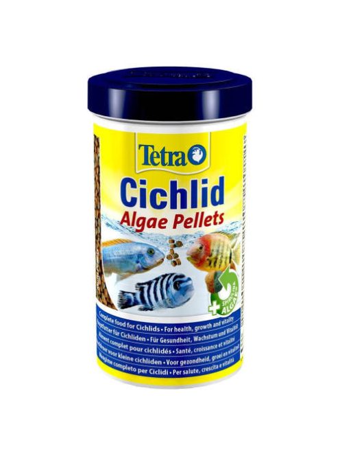 Tetra Cichlid Algae Pellets - Táplálék sügér és diszkosz halak számára (500ml)