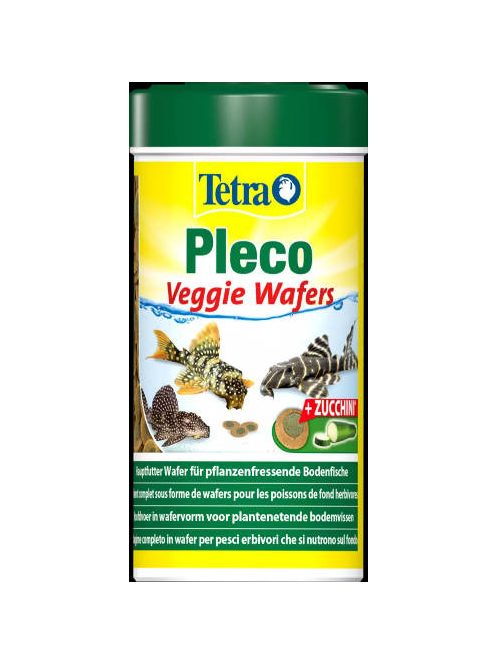 Tetra Pleco Veggie Waffers - Szemcsés eledel (növény) talajlakó díszhalaknak (250ml)