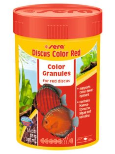   Sera Discus Color Red - granulátum táplálék (vörös) díszhalak részére (100ml)