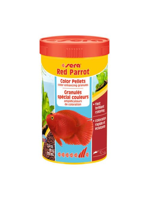 Srea Red Parrot - granulátum táplálék díszhalak részére (250ml)