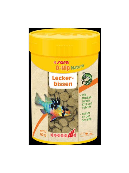 Sera O-Nip - tablettás táplálék díszhalak számára (16g/24tabletta)