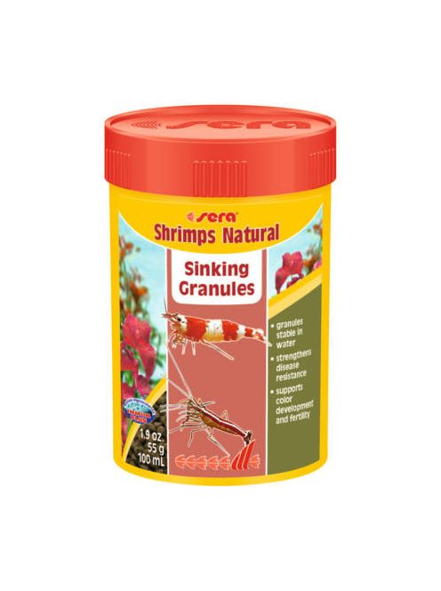 Sera Shrimps Natural - táplálék Garnéláknak és Rákoknak (100ml)