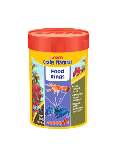 Sera Crabs Natural - táplálék Garnéláknak és Rákoknak (100ml)