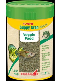   Sera Nature Guppy Gran - granulátum táplálék díszhalak részére (100ml/44g)