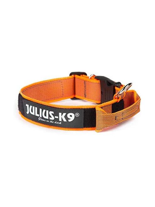 Julius K-9 Color&Gray nyakörv (50mm/49-70cm) szürke-narancs