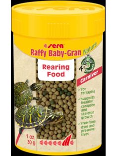   Sera Nature Raffy Baby-Gran - Granulátum táplálék hüllők részére (100ml/30g)