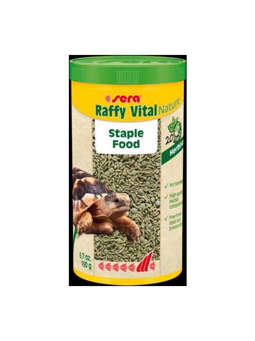 Sera Nature Raffy Vital - Hüllőtáp (1000ml/190g)