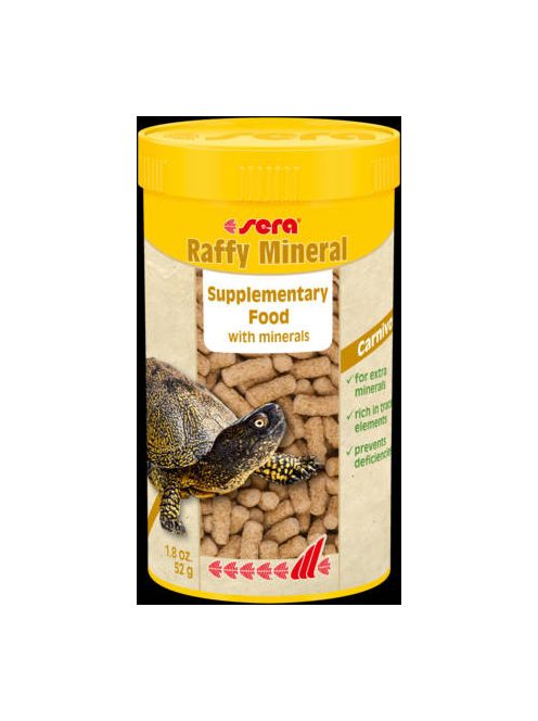 Sera Nature Raffy Mineral - Hüllőtáp (250ml/55g)