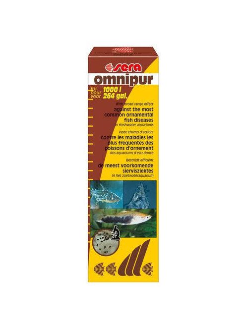 Sera Omnipur - gyógyhatású készítmény díszhalak részére (50ml)