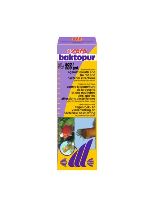 Sera Baktopur - gyógyhatású készítmény díszhalak részére (50ml)