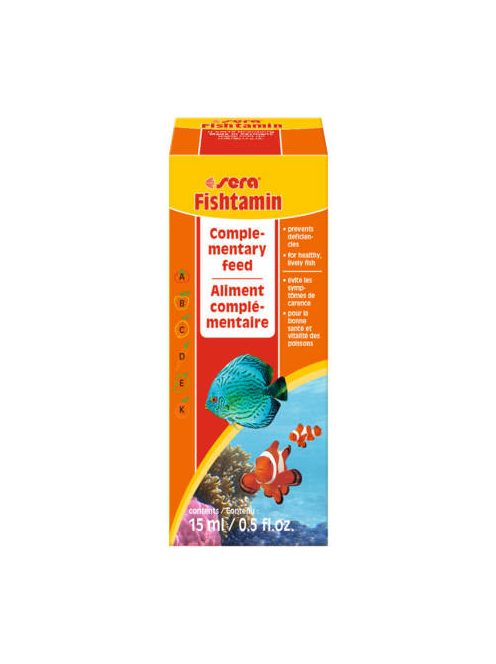 Sera Fishtamin - vitamin édes és tengervízhez (100ml)