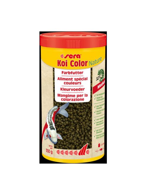 Sera Koi Color Nature Medium - granulátum táplálék tavihalak részére (1000ml/350g)