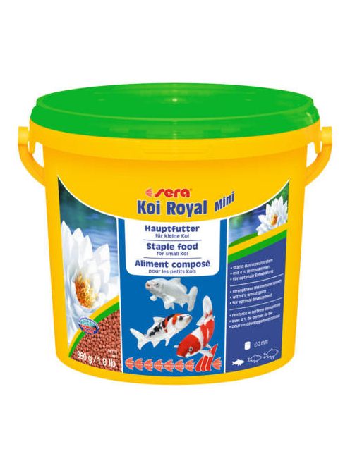Sera Koi Royal HF Mini - Főtáplálék Koi Pontyok részére (3800ml)