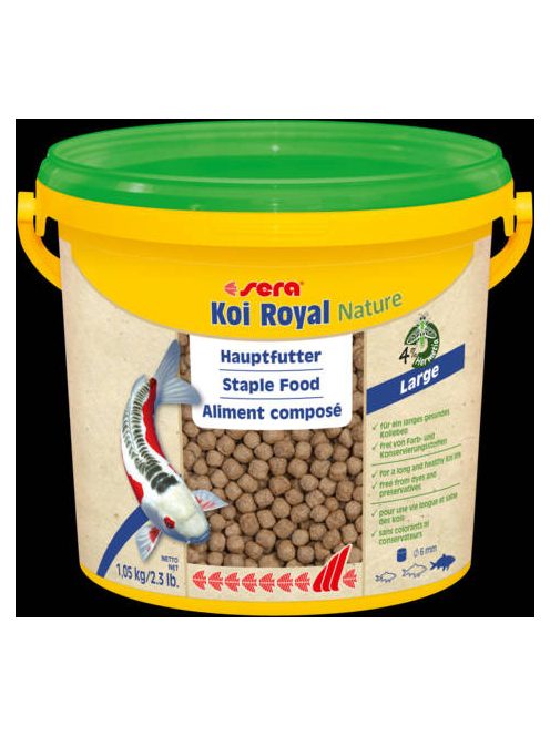 Sera Koi Royal HF Large - Főtáplálék Koi pontyok részére (3800ml/1050g) min.25cm