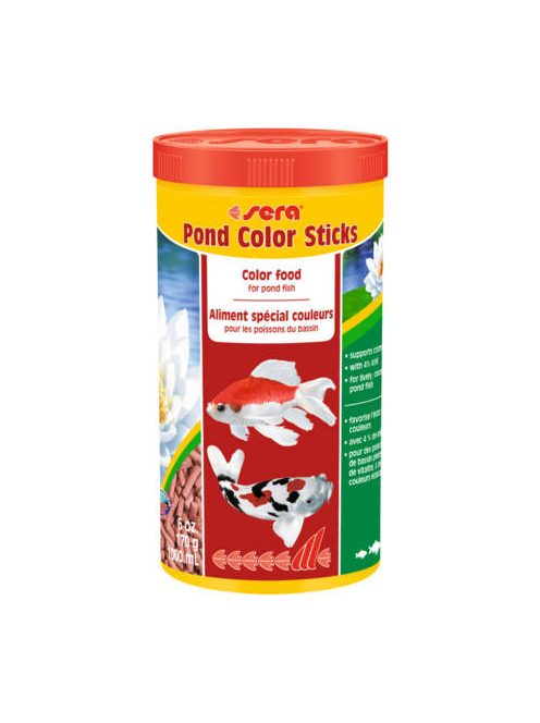 Sera Pond Color Sticks - pond táplálék - kerti tavakba (1000ml) nature