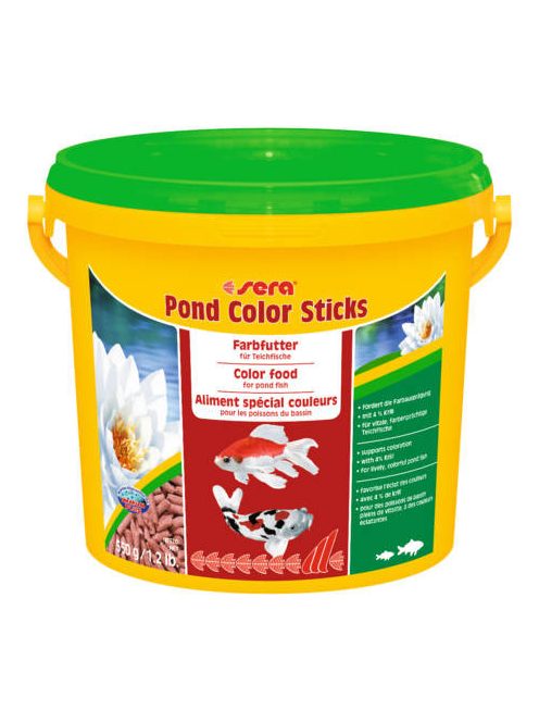 Sera Pond Color Sticks - pond táplálék - kerti tavakba (3800ml)