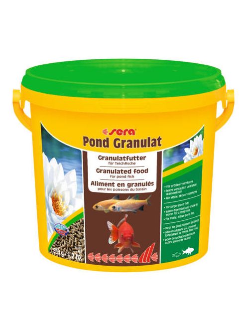 Sera Pond Granulat - pond táplálék - kerti tavakba (3800ml)