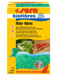   Sera Biofilter - vastagszálas - akváriumi szűrőanyag (40g)