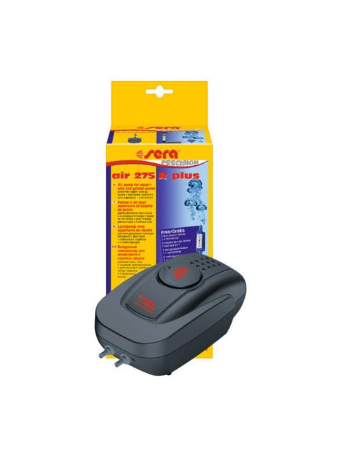 Sera Air 275 R Plus - levegőpumpa dupla csatlakozóval és szabályzóval (6W)