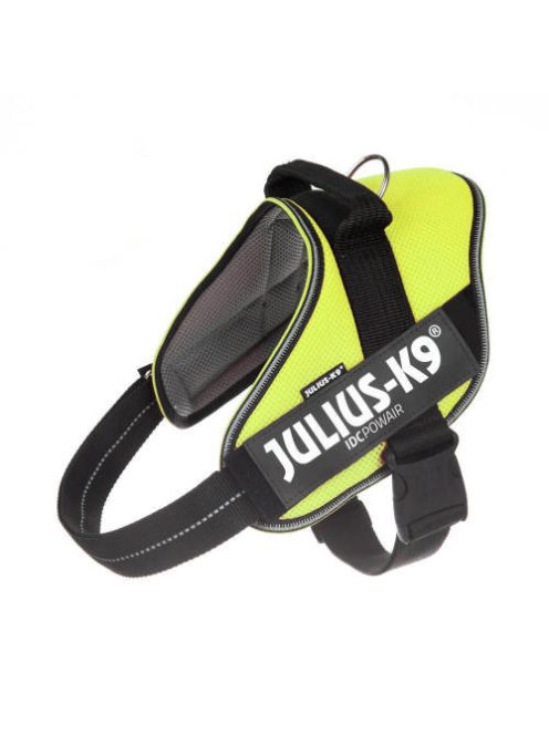 Julious K9 IDC Powair - hám (neon, felirattal) kutyák részére (XL)