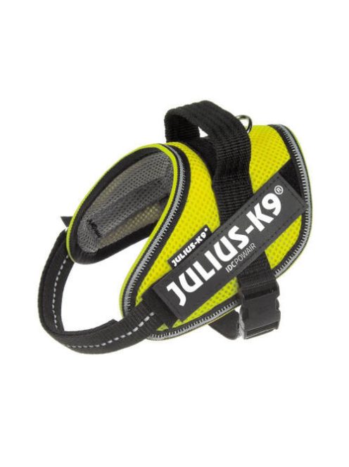 JULIUS-K9 IDC Powair - hám (neon,felirattal) kutyák részére (XS)