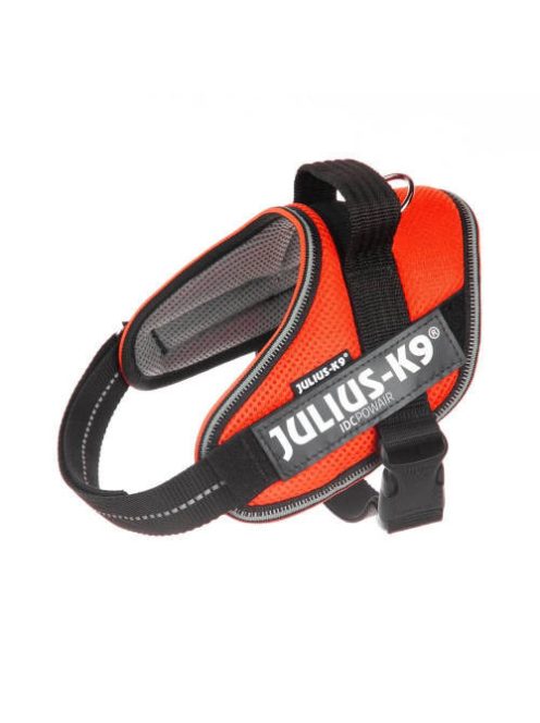 Julius K9 IDC Powair - hám (narancssárga, felirattal) kutyák részére (S)