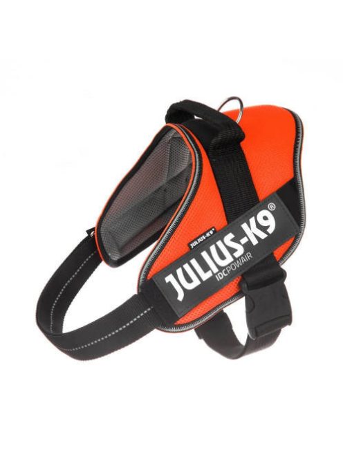 Julius K9 IDC Powair - hám (narancssárga, felírattal)  kutyák részére (XL)