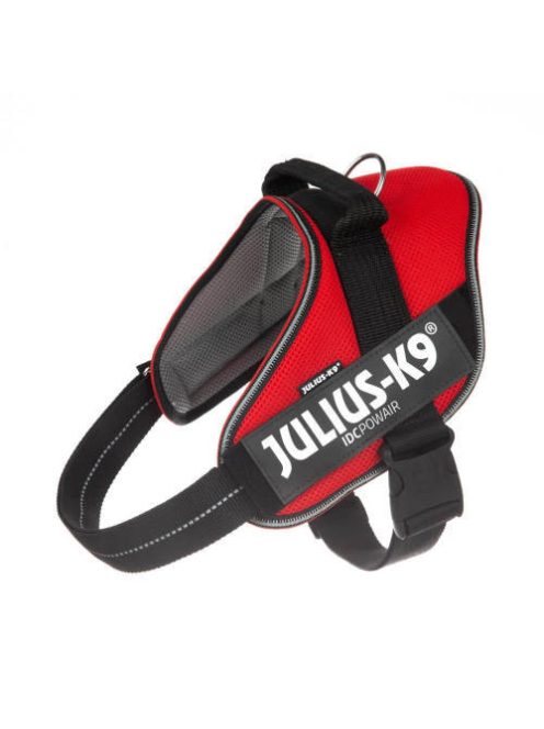 Julius-K9 IDC Powair - hám (piros,felirat) kutyák részére (XL)