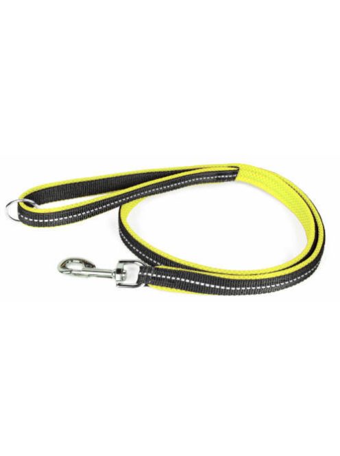JK9 POWAIR póráz 1,2m fogóval, nagy karabiner, neon