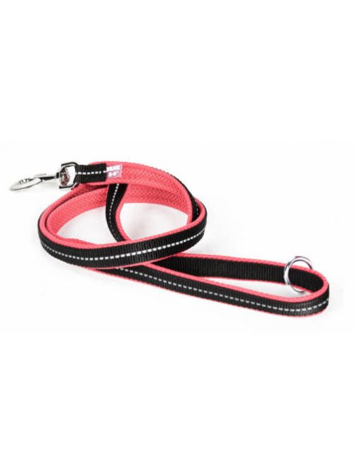 JK9 POWAIR póráz 1,2m fogóval, nagy karabiner, pink