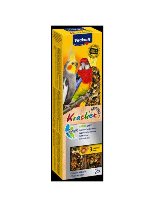 Vitakraft Kracker Dupla Rúd (tollváltó) – kiegészítő eleség nagypapagáj részére (180g)