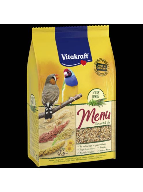 Vitakraft MENU complete - Teljesértékű eledel - egzotikus madarak részére (500g)