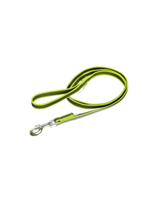 Julius K-9 Color&Gray - póráz (gumis,neon-szürke) kutyák részére (20mm/2m)