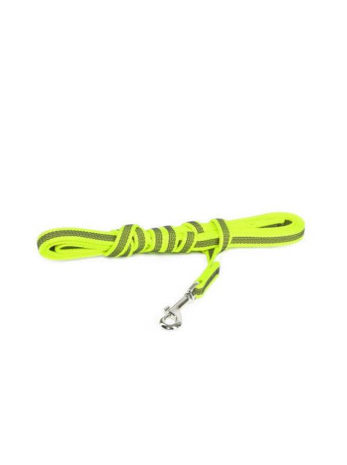 Julius K-9 Color&Gray - póráz (gumis,neon-szürke) kutyák részére (20mm/3m)