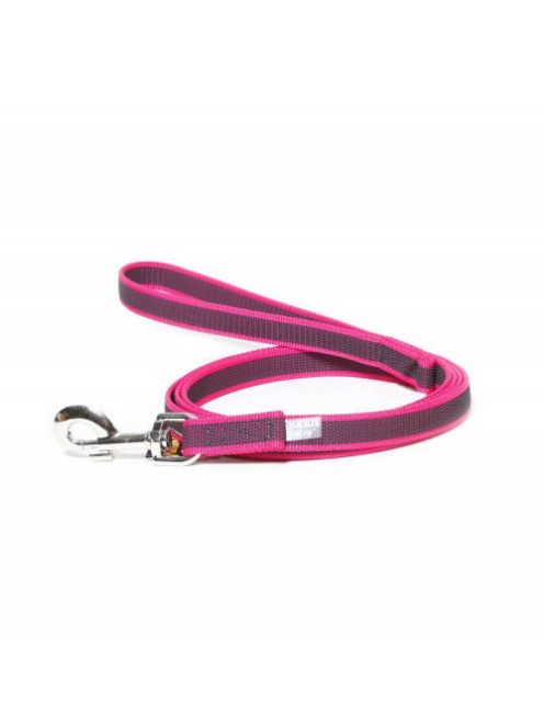 Julius K-9 Color&Gray - póráz (gumis,pink-szürke) kutyák részére (20mm/2m)