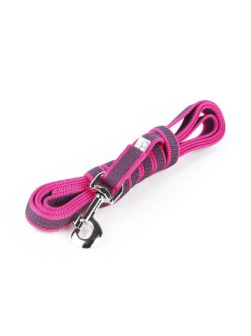 Julius K-9 Color&Gray póráz (gumis, pink-szürke) kutyák részére (20mm/3m)