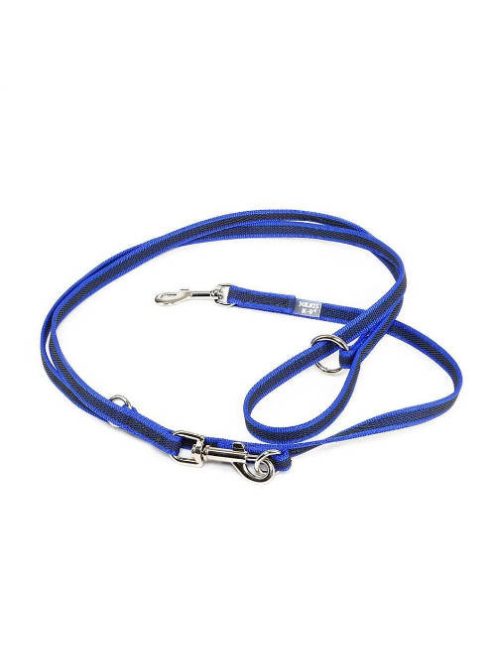 Julius K-9 Color&Gray - állítható póráz (kék-szürke) kutyák részére (14mm/2,2m)