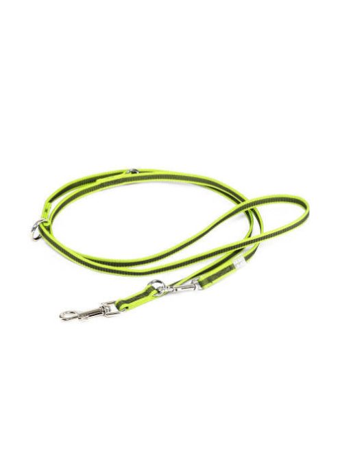 Julius-K9 Color&Gray - állítható póráz (neon-szürke) kutyák részére (14mm/2,2m)