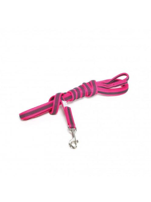 Julius K-9 Color&Gray póráz (gumis, pink-szürke) kutyák részére (14mm/3m)