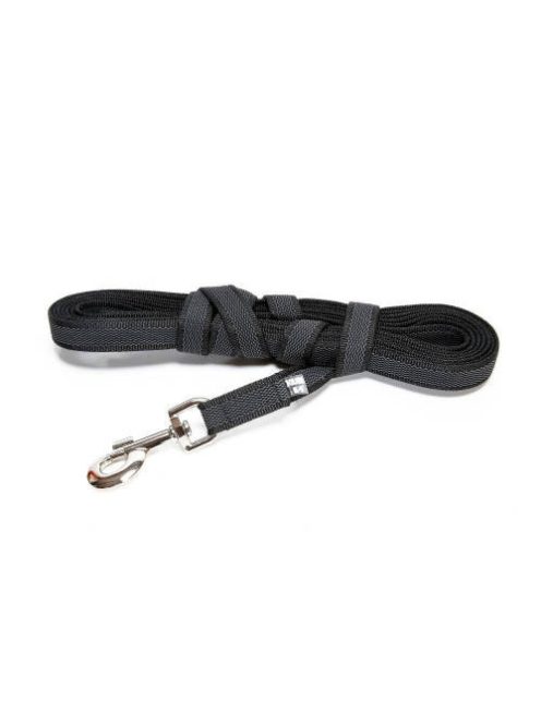 Julius K-9 Color&Gray póráz fogóval (fekete-szürke) 14mm/10m