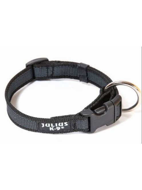 Julius K-9 Color&Gray nyakörv (20mm/27-42cm) fekete-szürke